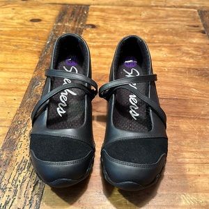 Ladies black Mary Jane Skechers